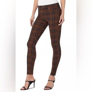 Liverpool Los Angeles Madonna Skinny Pants Plaid Women’s Pants size 14/32 (A100)